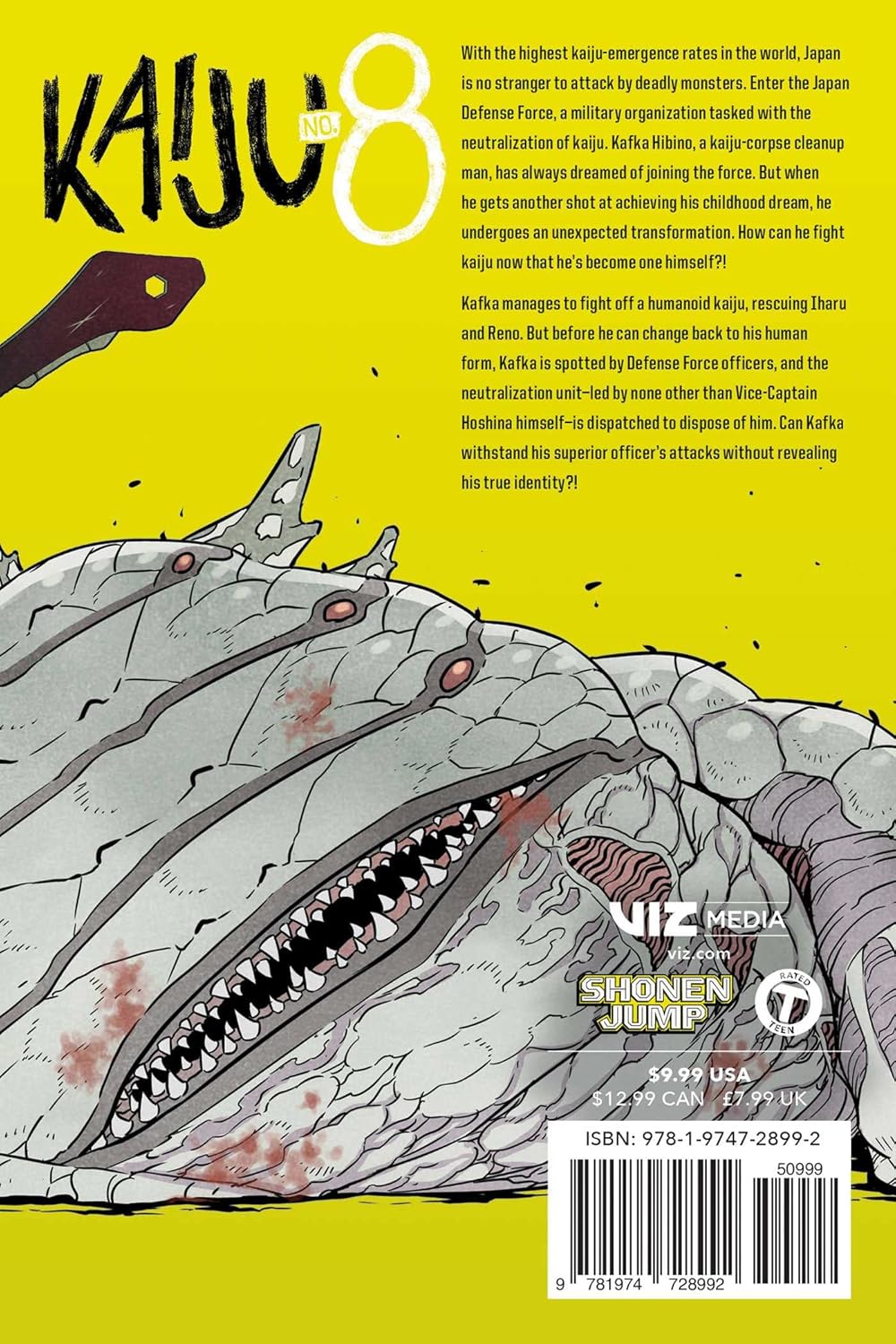 Kaiju No. 8: Volume 3 Manga Viz Media