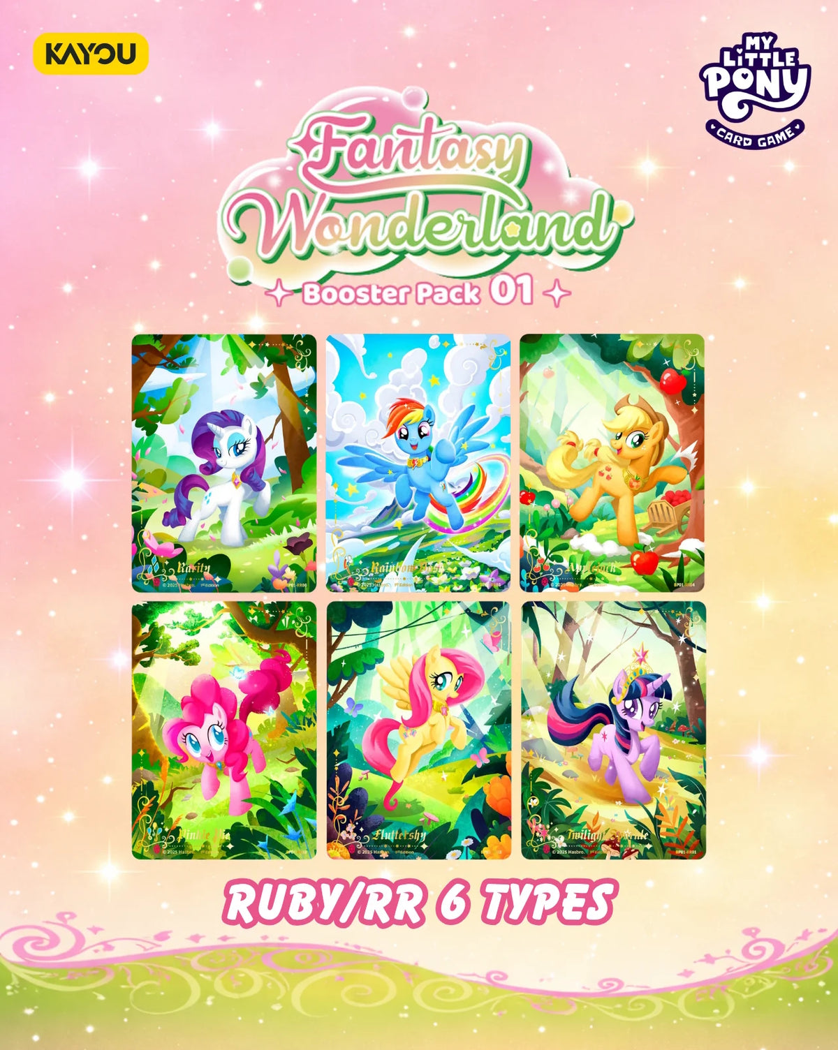 Kayou TCG: My Little Pony CG: Fantasy Wonderland Booster Box - 20 Packs Card Game Kayou