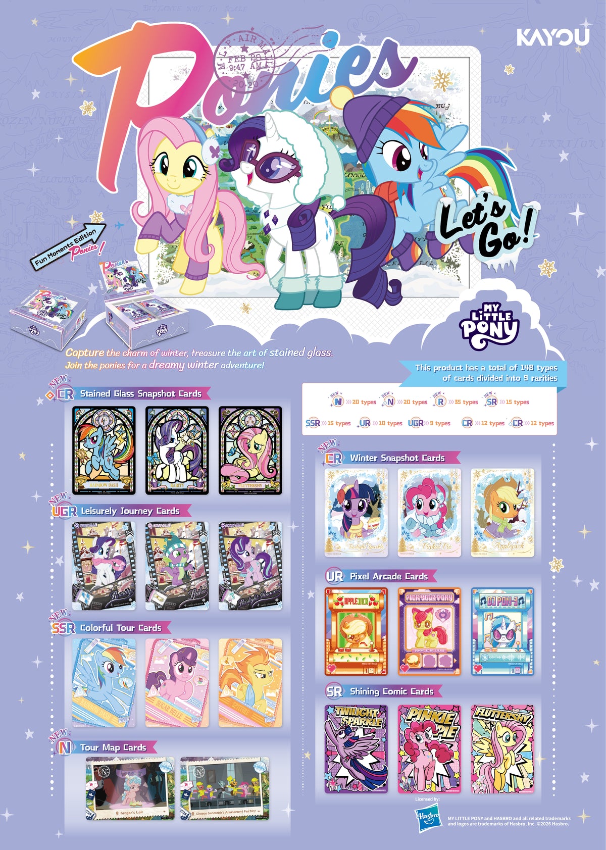 Kayou TCG: My Little Pony - Friendship Eternal Fun Moments Edition Series 3 Card Booster Box - 20 Packs Card Game Kayou