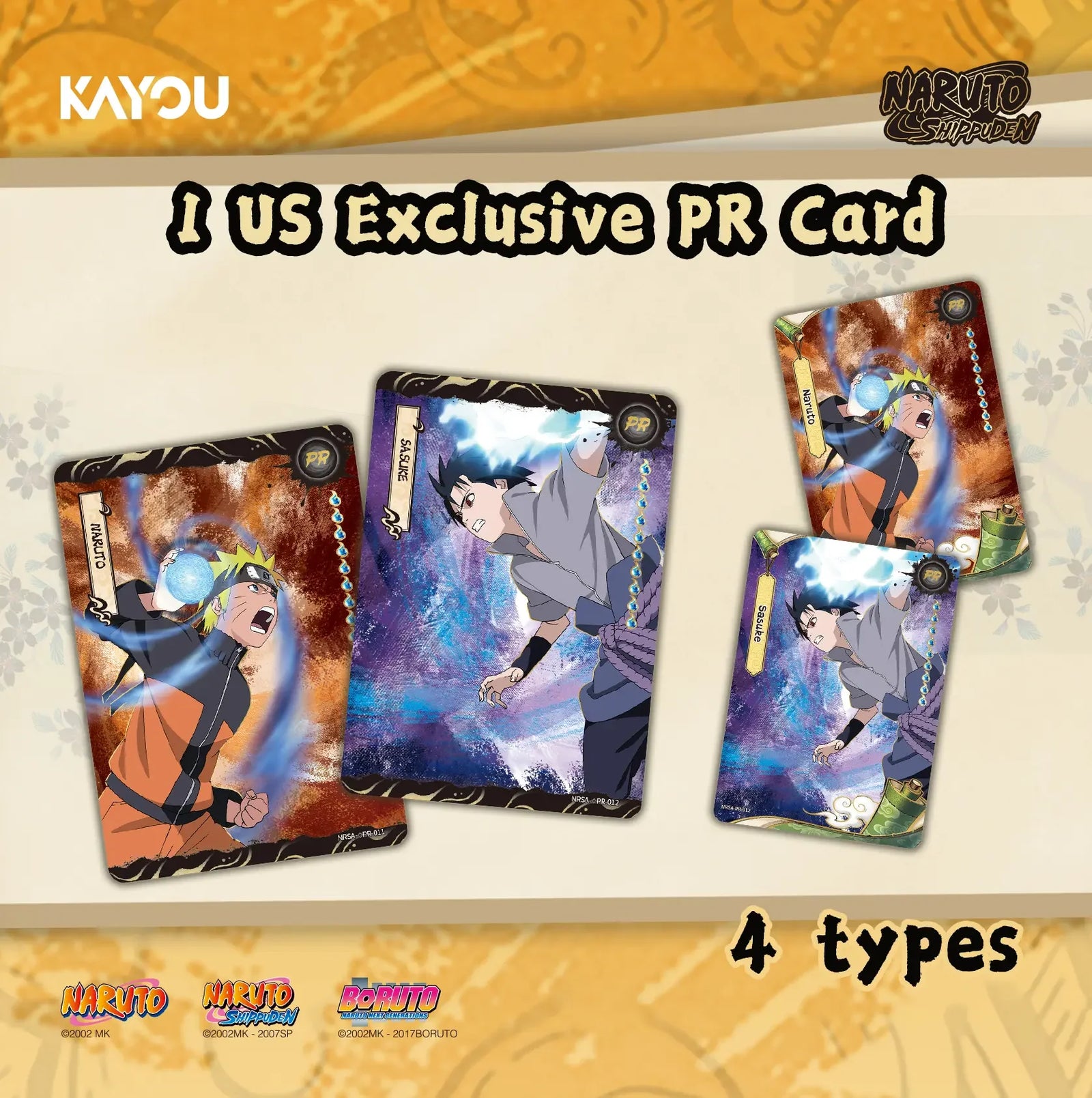 Kayou TCG: Naruto Smriti Ninja Age Premium Collector Box - 16 Packs Trading Cards Kayou