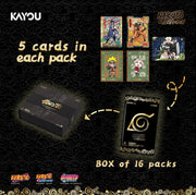 Kayou TCG: Naruto Smriti Ninja Age Premium Collector Box - 16 Packs Trading Cards Kayou