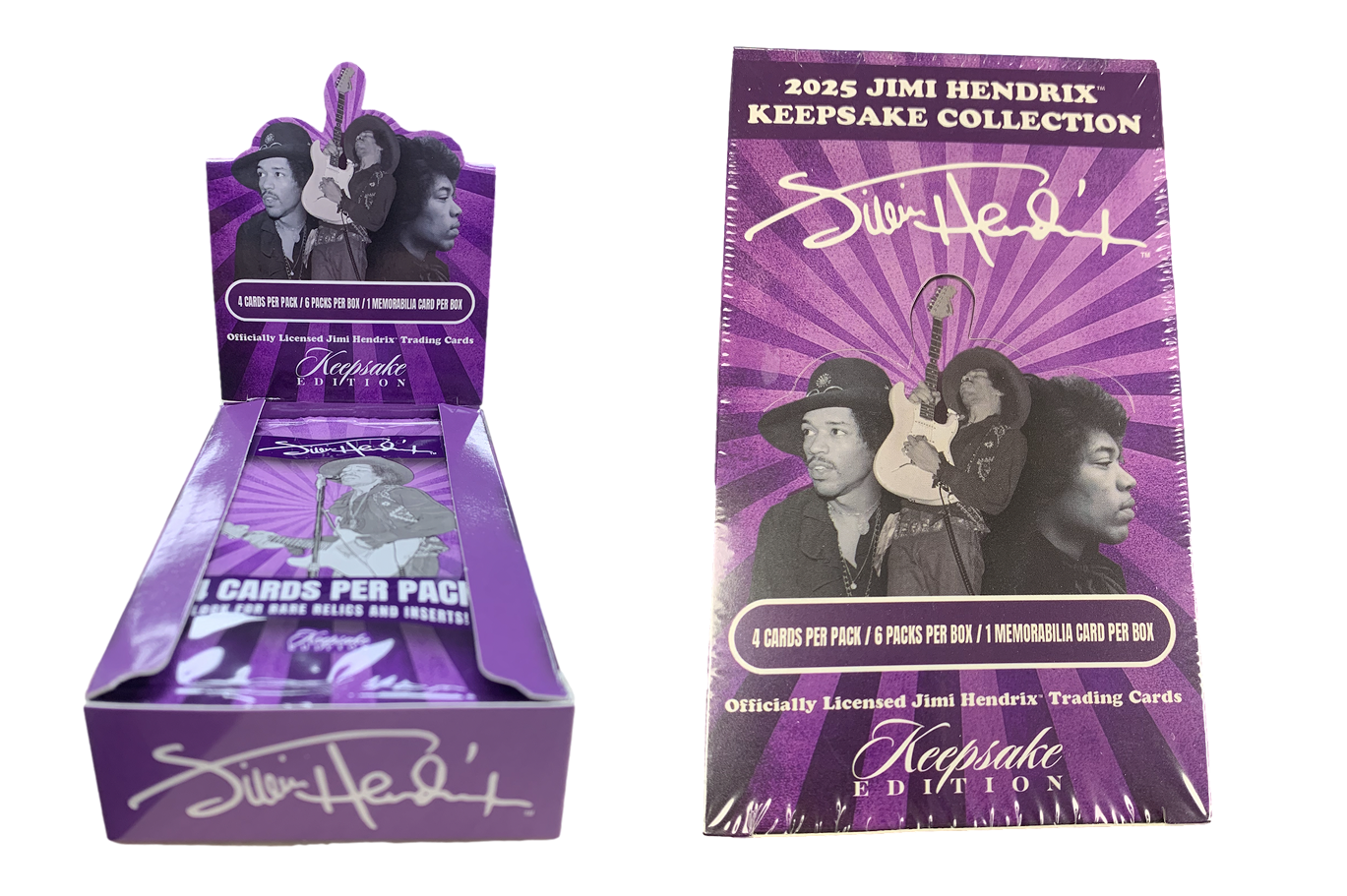 Keepsake: Jimi Hendrix Premiere Collector's Edition Booster Box - Lava Edition Memorabilia Keepsake
