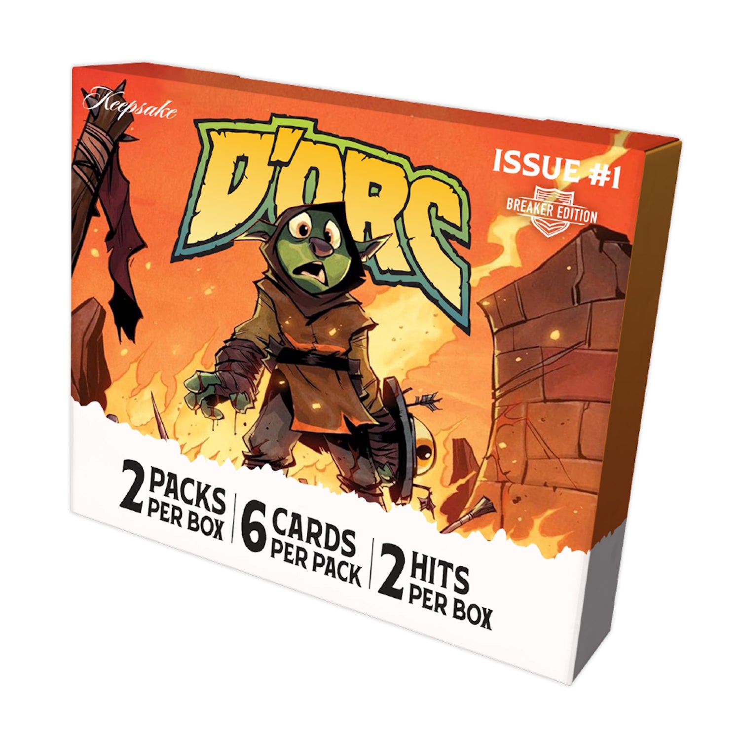 Keepsake: D'ORC Issue #1 Premiere Breaker Edition Box - 2 Packs Trading Cards Keepsake