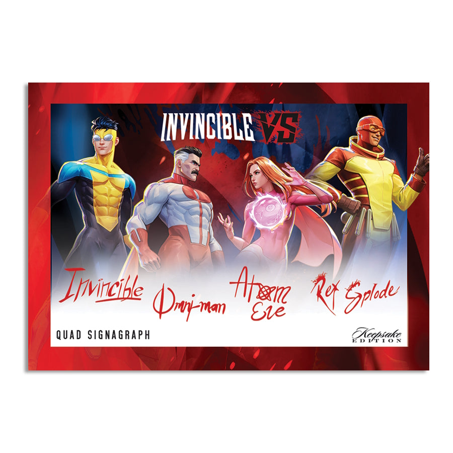 Keepsake: 2026 Invincible VS Premiere Edition Collector Booster Box - 8 Packs Trading Cards Keepsake
