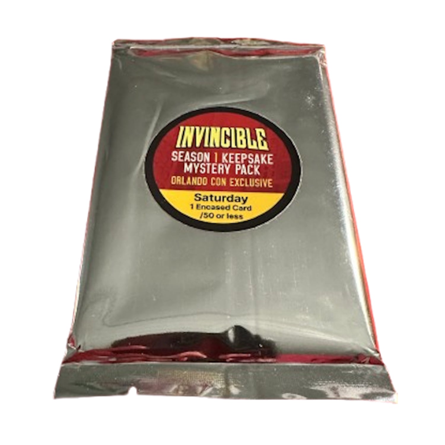 Keepsake: Invincible Season 1 Mystery Pack - Orlando Con Saturday Exclusive Invincible /50 or less (1 Card) Trading Cards Keepsake