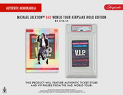 Keepsake: Michael Jackson Bad World Tour Premiere HOLO Booster Breaker Box Trading Cards Keepsake