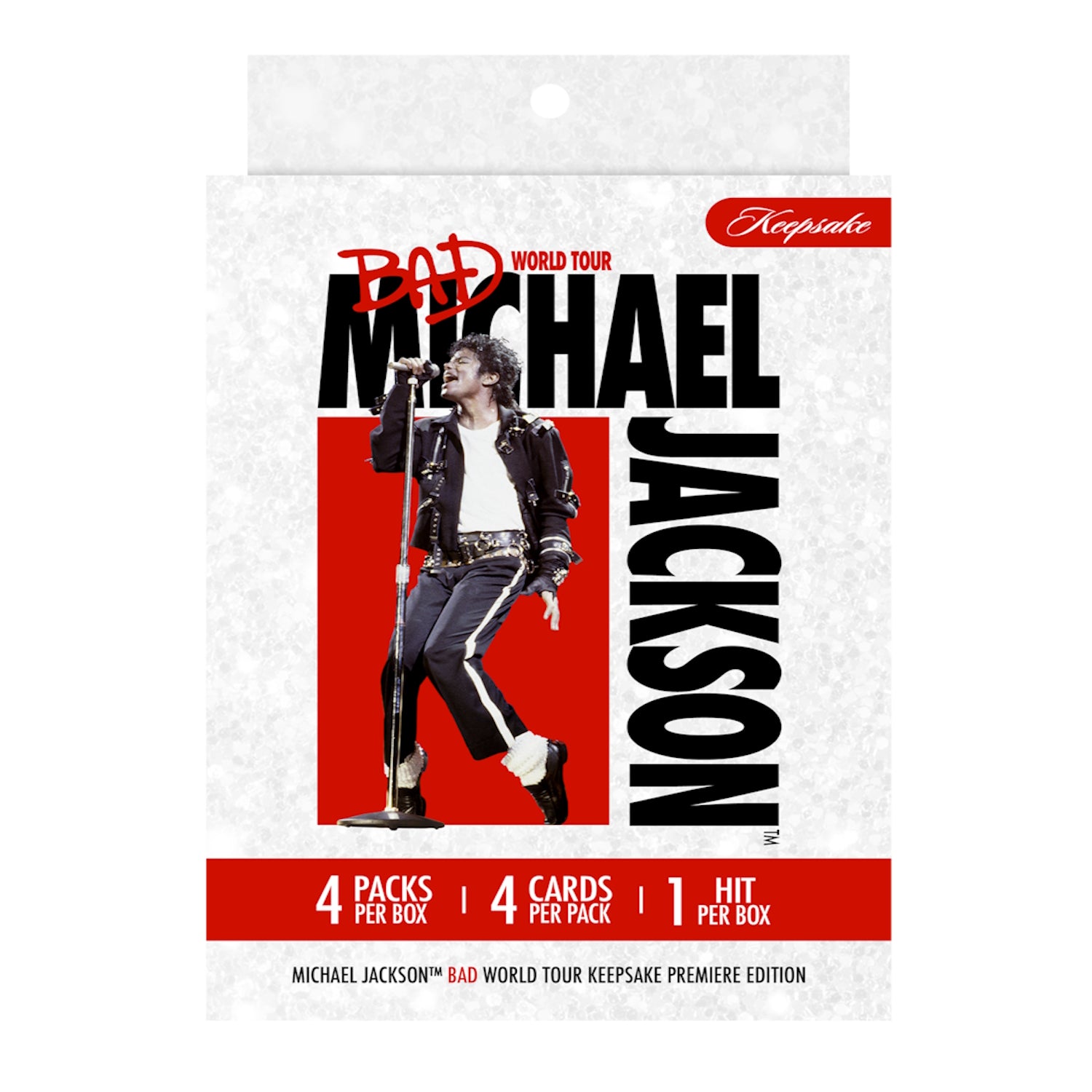 Keepsake: Michael Jackson Bad World Tour Premiere Relics Chase Mini Box Card Set Trading Cards Keepsake