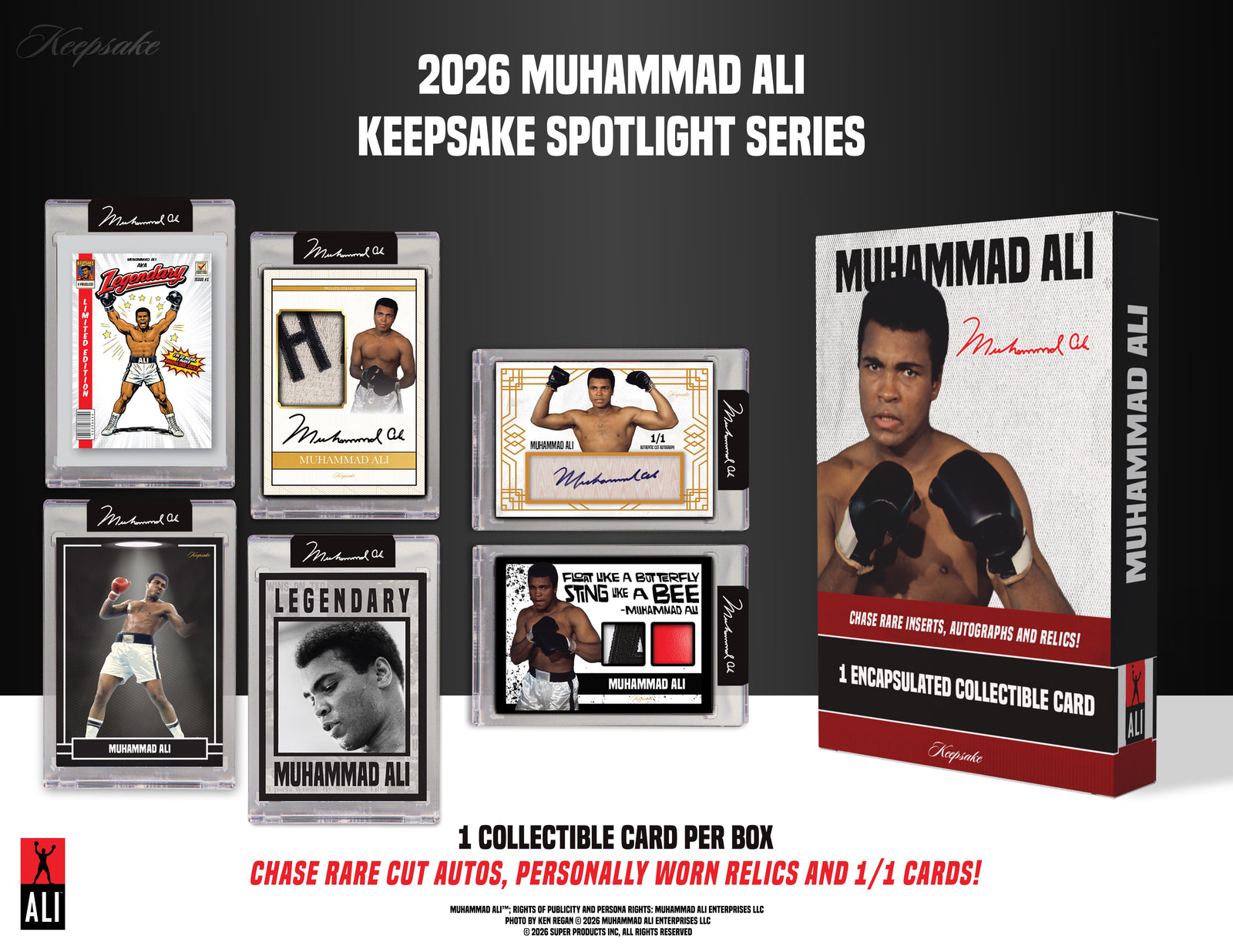 Keepsake: Muhammad Ali Spotlight Series Box Trading Cards Keepsake