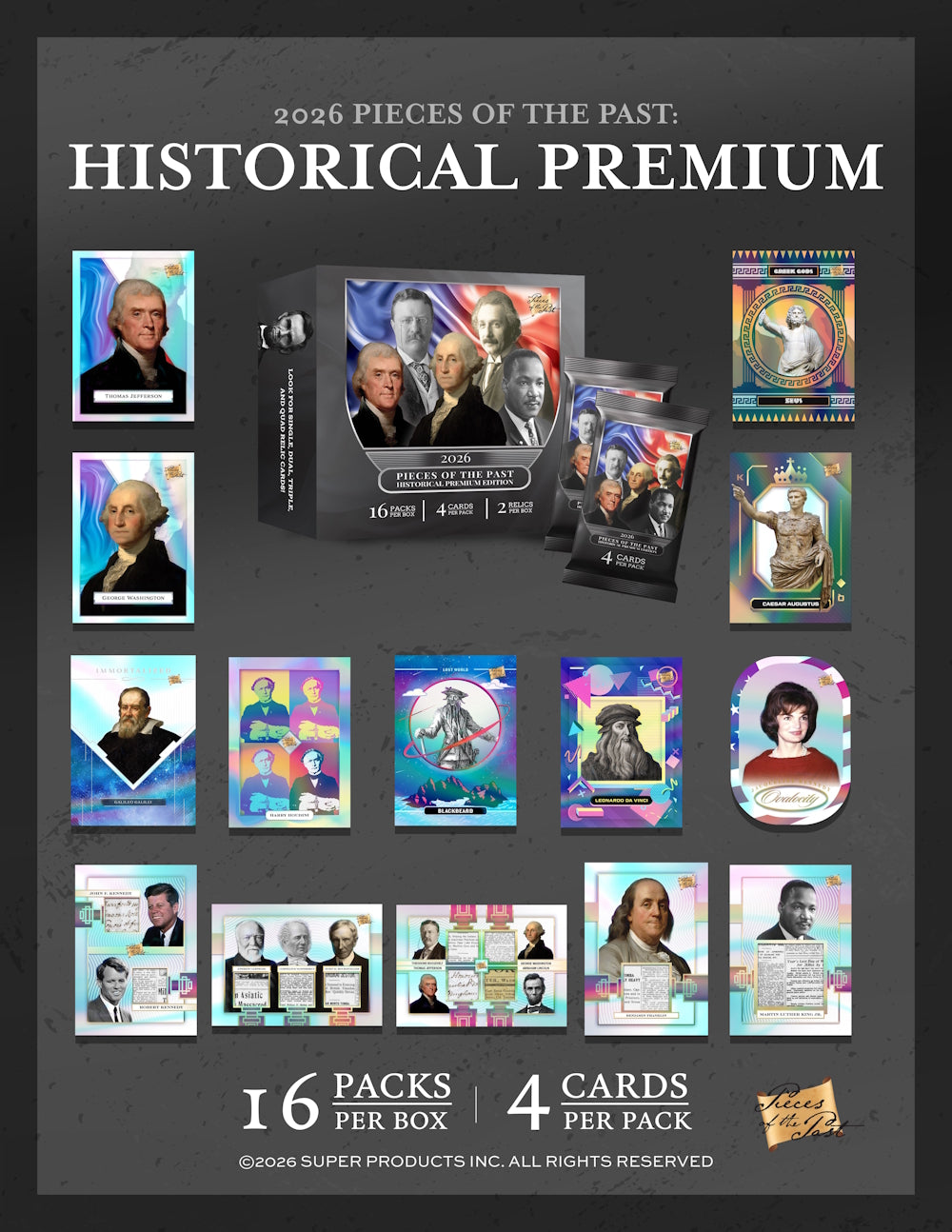 Keepsake: 2026 Pieces of the Past Historical Premium Edition Trading Cards Keepsake