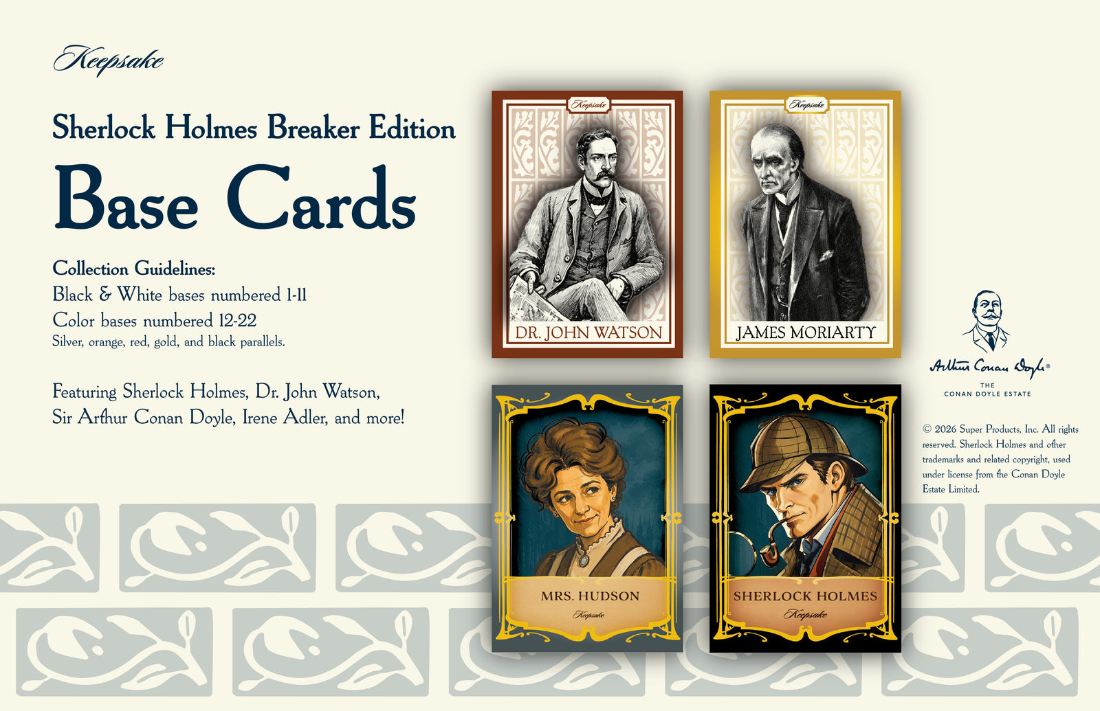 Keepsake: Sherlock Holmes Premiere Breaker Box Card Game Keepsake