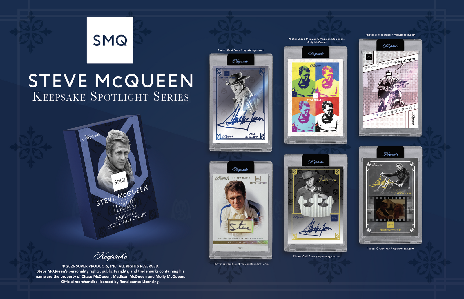 Keepsake: Steve McQueen King of Cool Spotlight Series Box