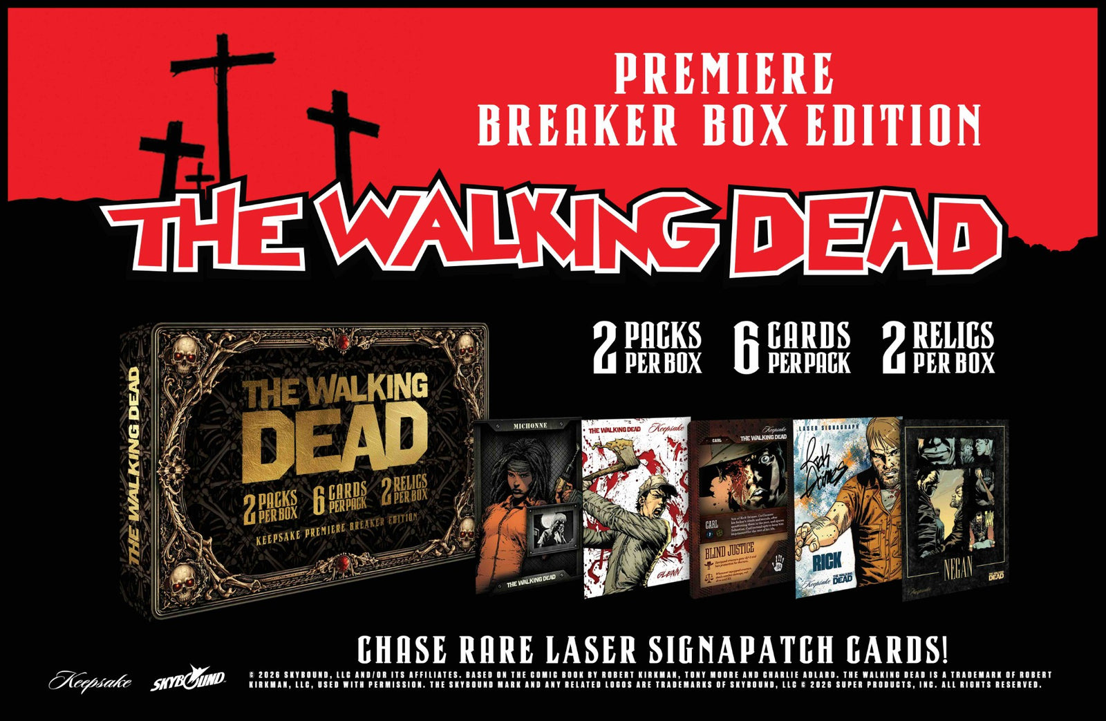 Keepsake: The Walking Dead Premiere Breaker Box Trading Cards Keepsake