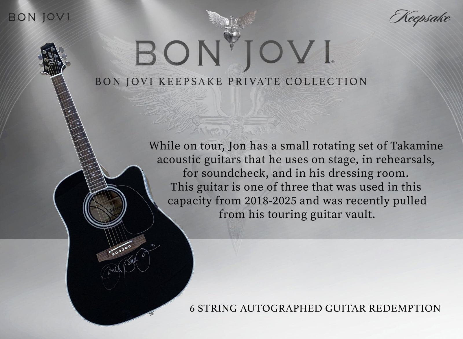 Keepsake: Bon Jovi Private On Tour Collection - Master Case with Limited Edition Storage Box - 6 Mini Boxes Memorabilia Keepsake