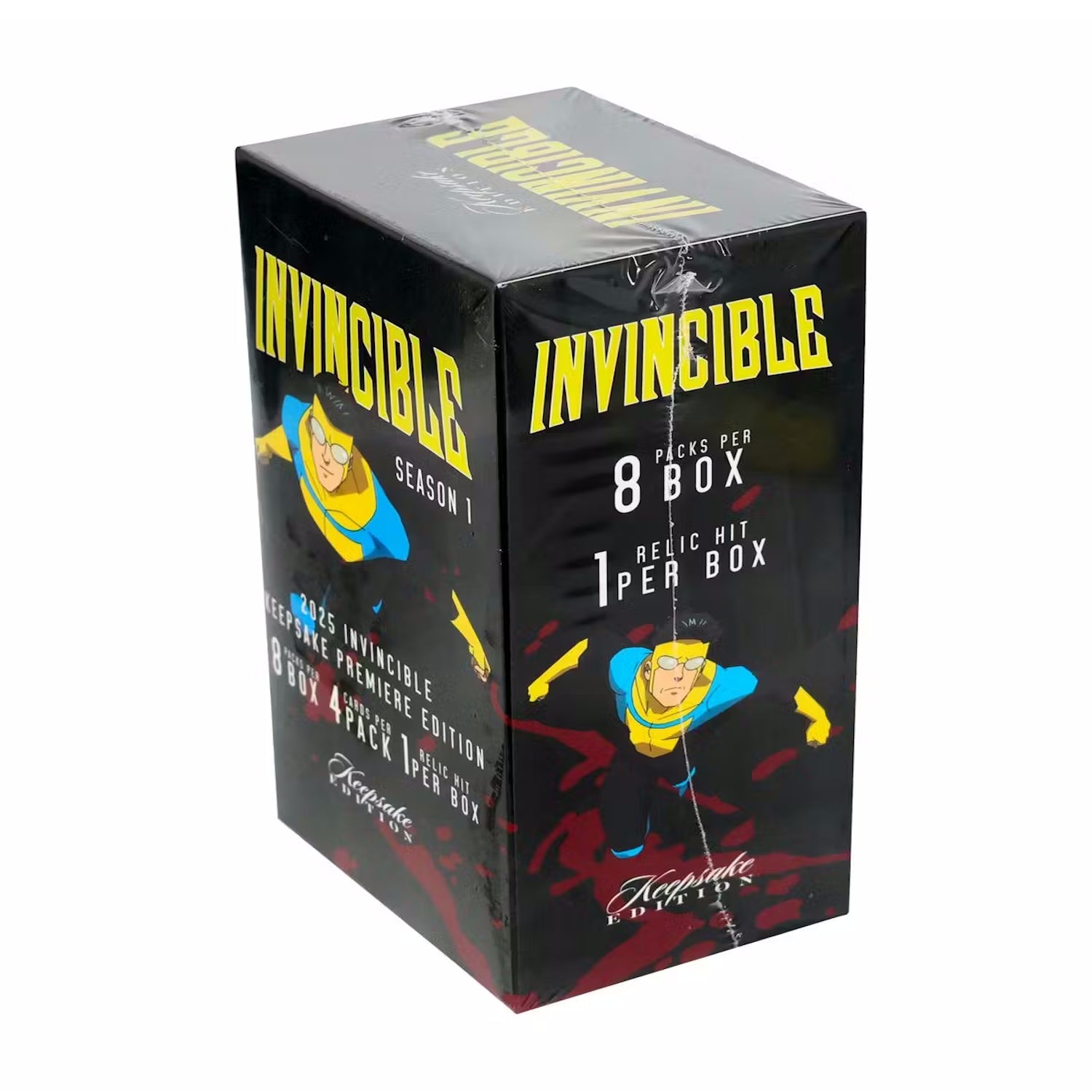 Keepsake: Invincible Season 1 Premiere Edition Blaster Box - 8 Packs 1 Relic Card Game Keepsake