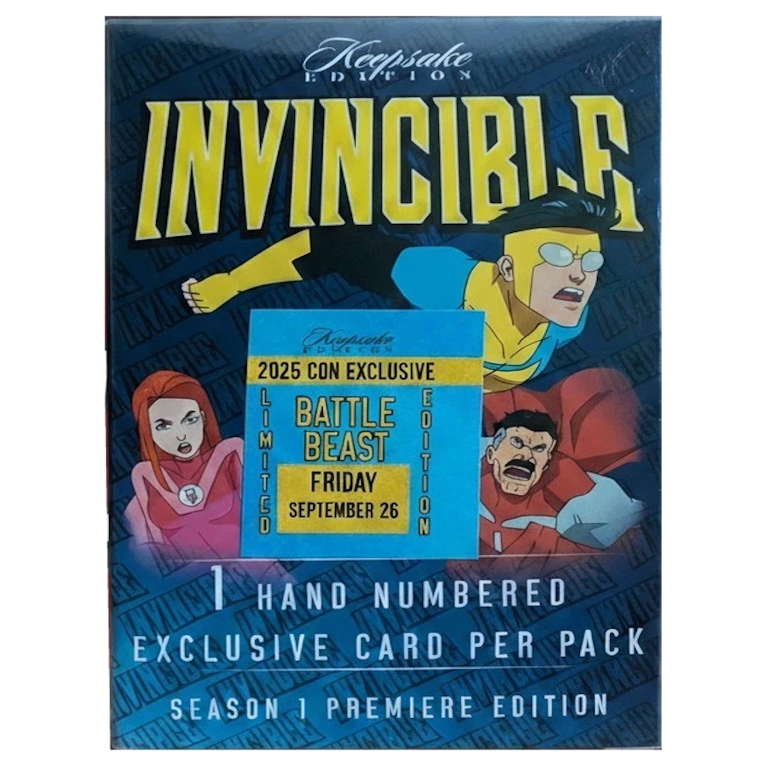 Keepsake: Invincible Season 1 Premiere Edition LACC 2025 Friday Exclusive - Battle Beast (1 Card) Memorabilia Keepsake