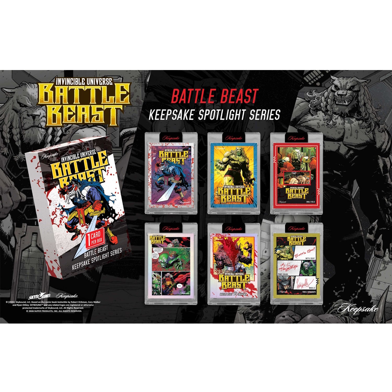 Keepsake: Battle Beast 1st Edition Spotlight Series Box Trading Cards Keepsake