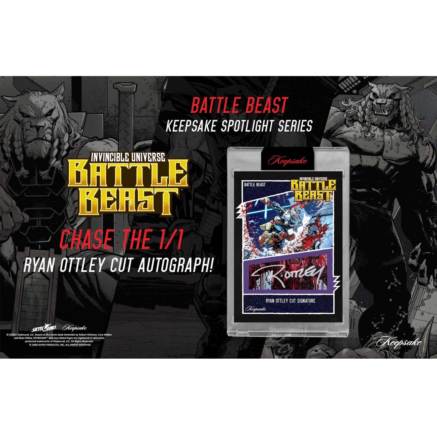 Keepsake: Battle Beast 1st Edition Invincible World Spotlight Series Booster Box Card Game Keepsake