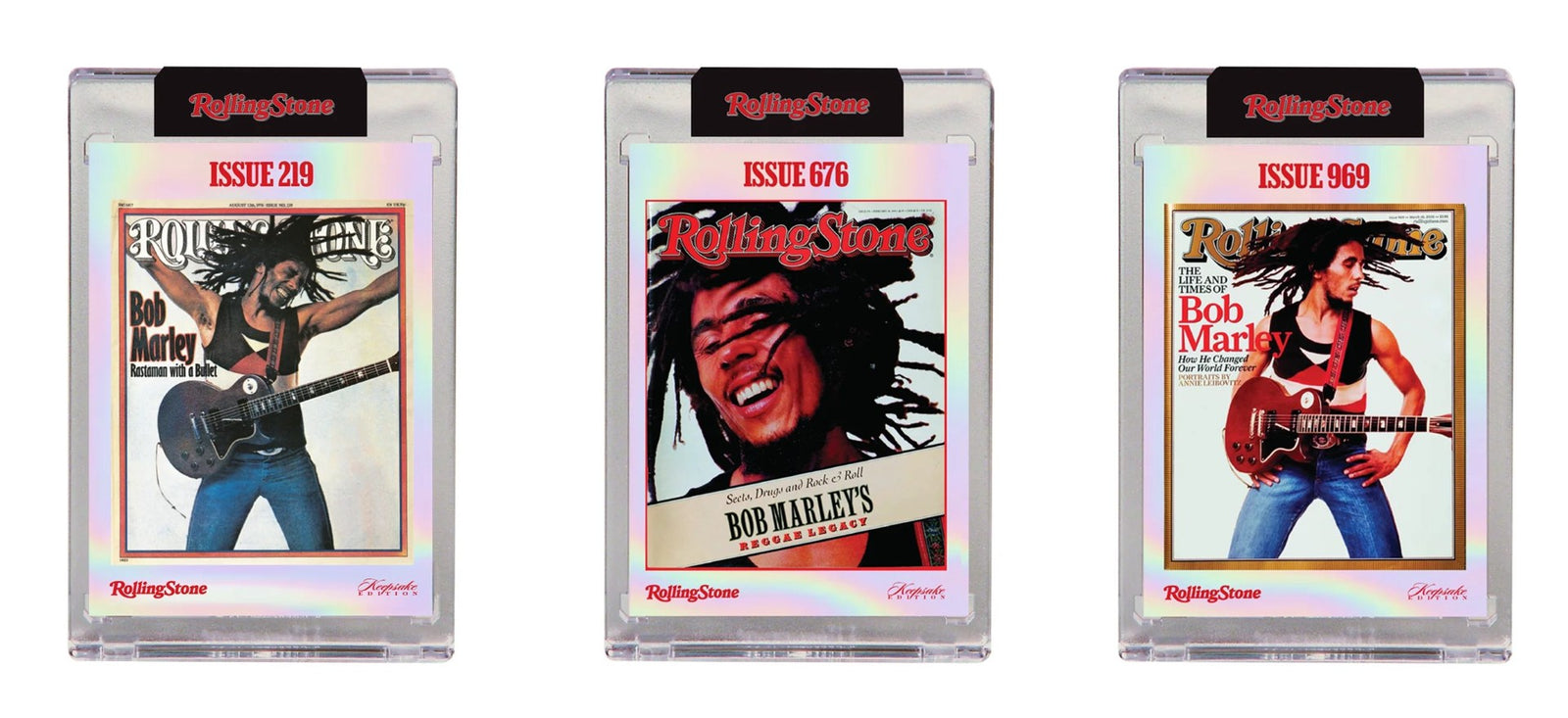 Keepsake: Rolling Stone Bob Marley Deluxe Hobby Box Trading Cards Keepsake
