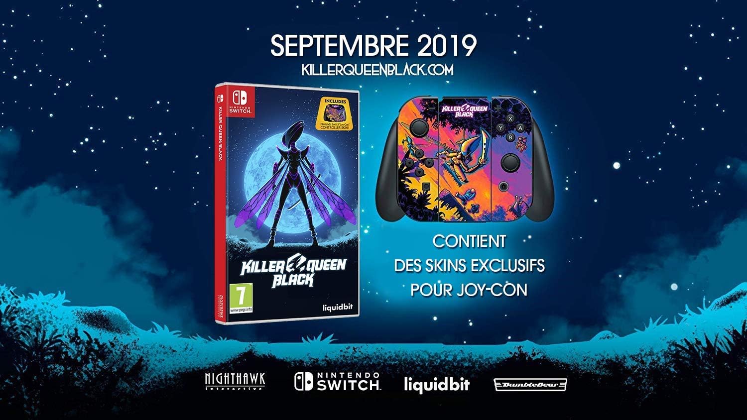 Killer Queen Black [Nintendo Switch] Nintendo Switch Video Game Liquid Bit   