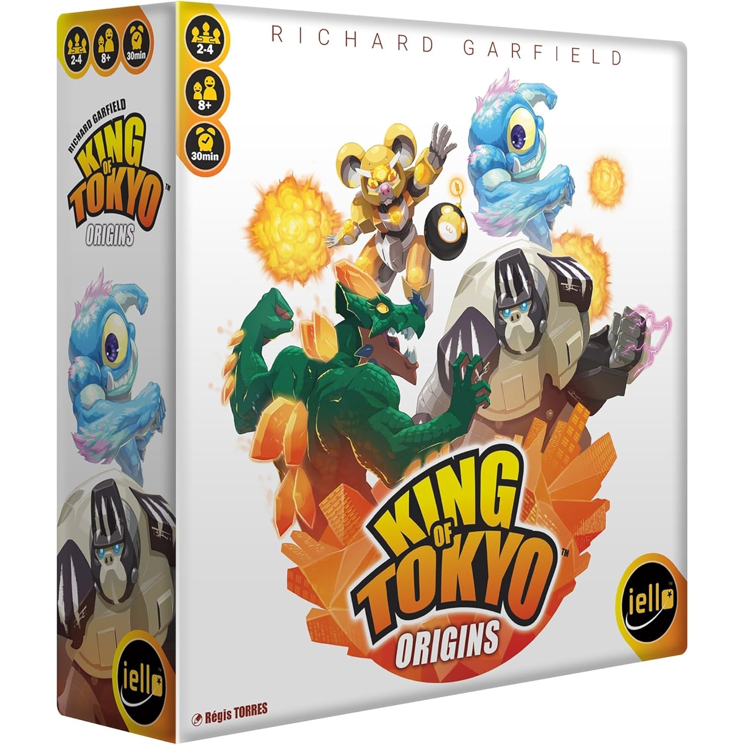 King of Tokyo: Origins [Board Game, 2-4 Players] Board Game IELLO