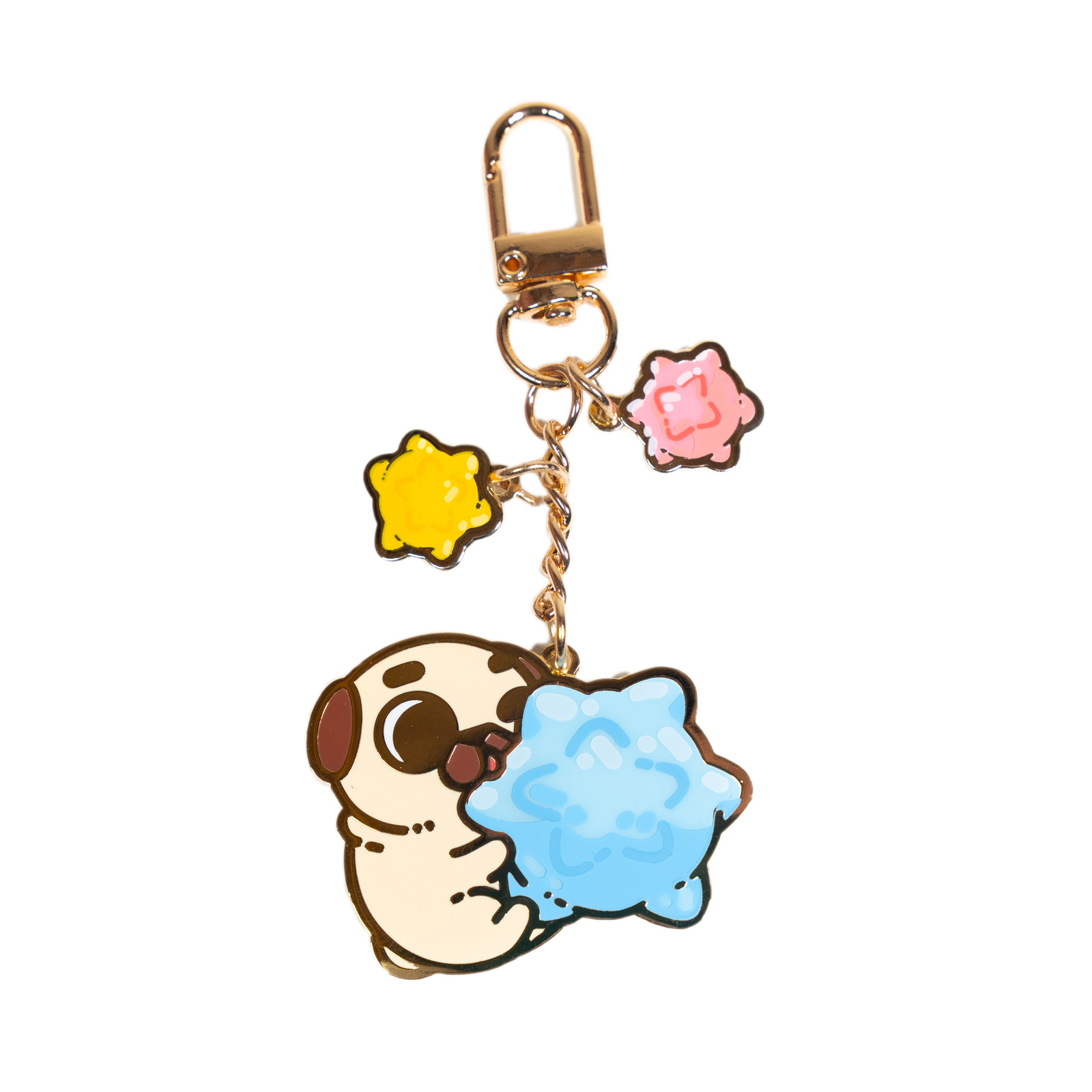 Puglie: Reach for The Stars "Stay Gold" Keychain Accessory Puglie