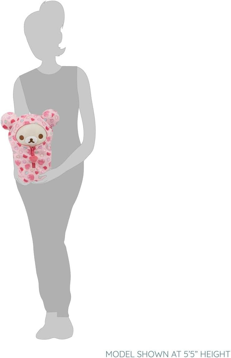 Korilakkuma San-X Original: Hearts Sleeping Bag Plush Plushies Rilakkuma