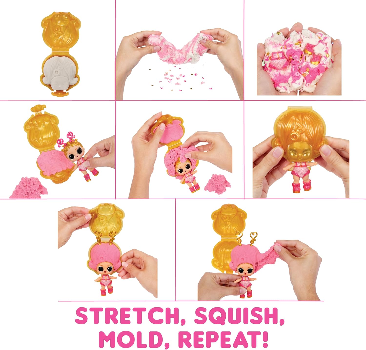 L.O.L. Surprise! Squish Sand Magic Hair Tots Toys & Games MGA Entertainment