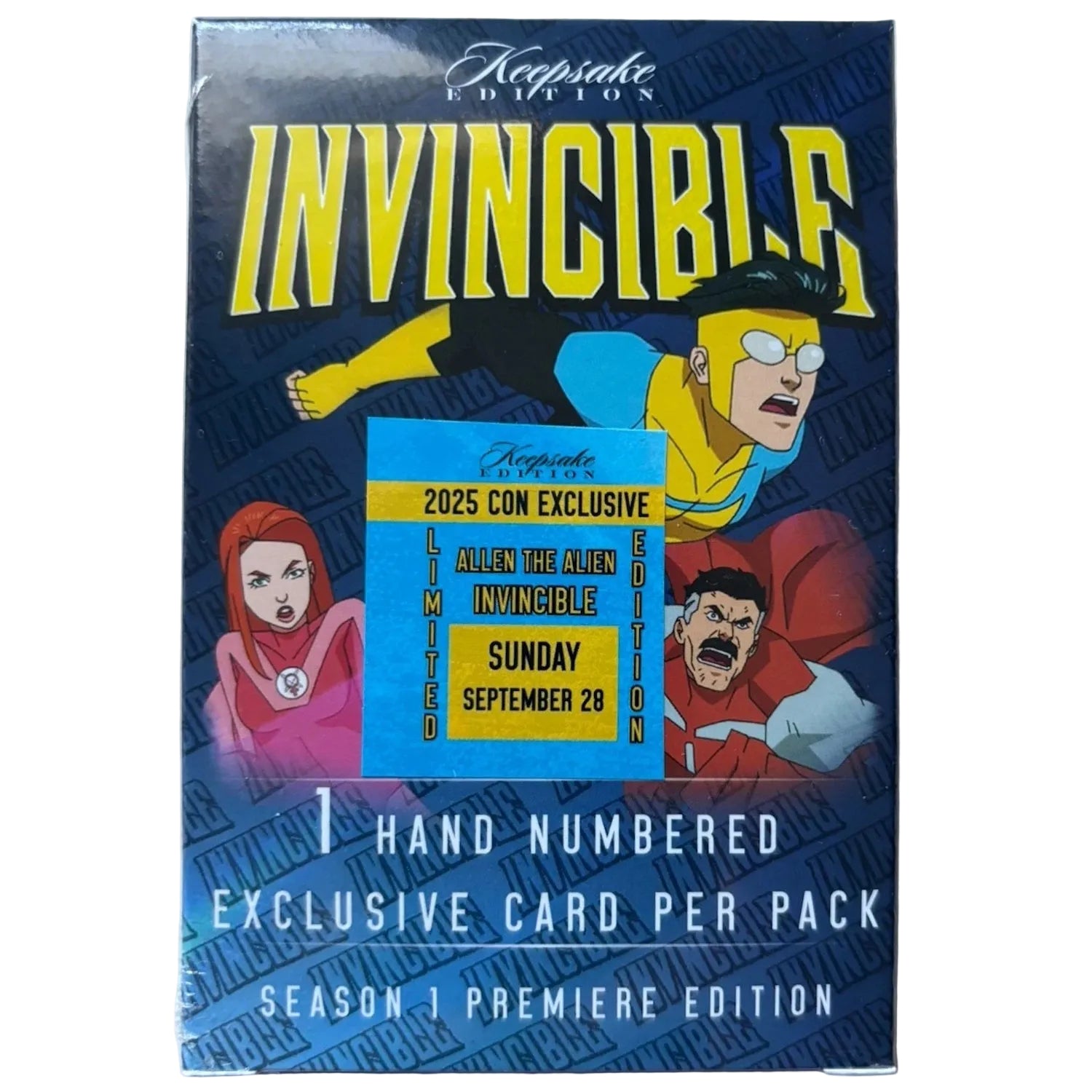 Keepsake: Invincible Season 1 Premiere Edition LACC 2025 Sunday Exclusive - Allen the Alien Invincible (1 Card) Card Game Keepsake