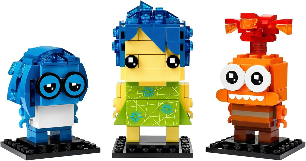 LEGO Brickheadz: Inside Out 2 Joy, Sadness and Anxiety - 300 Piece Building Set [LEGO, #40749] LEGO LEGO
