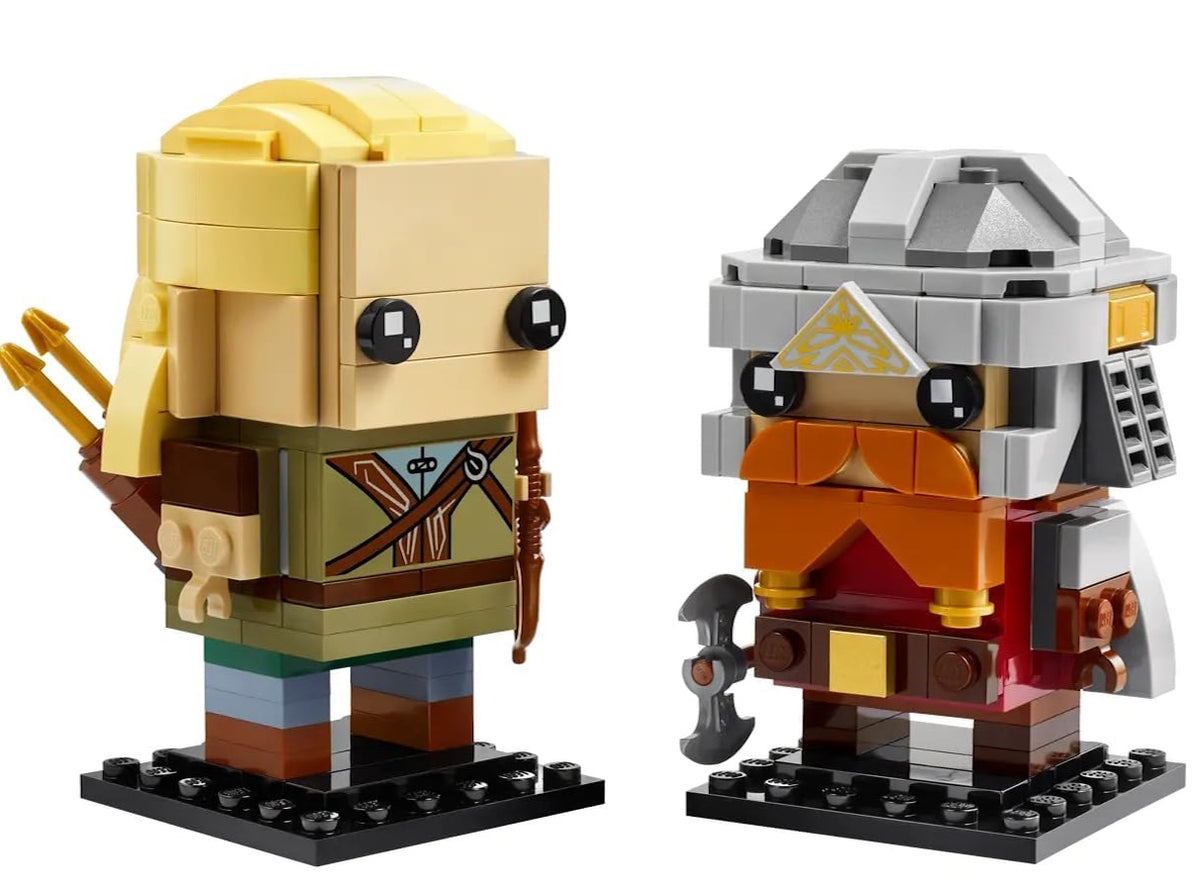 LEGO Brickheadz: LOTR Legolas and Gimli - 297 Piece Building Set [LEGO, #40751] LEGO LEGO