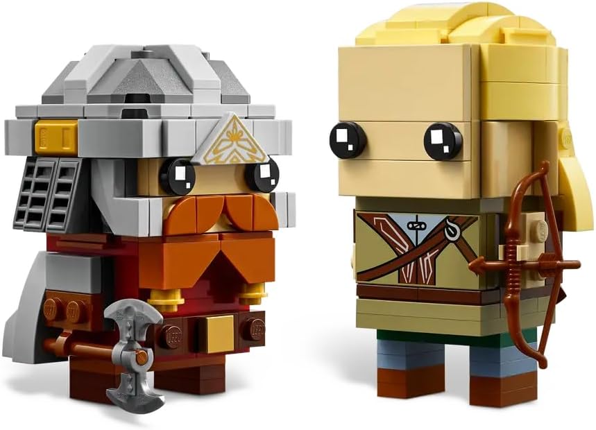 LEGO Brickheadz: LOTR Legolas and Gimli - 297 Piece Building Set [LEGO, #40751] LEGO LEGO