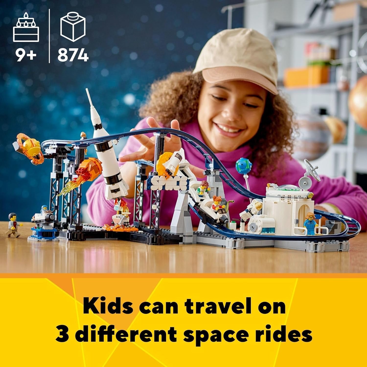 LEGO Creator: Space Roller Coaster - 874 Piece Building Set [LEGO, #31142] LEGO LEGO