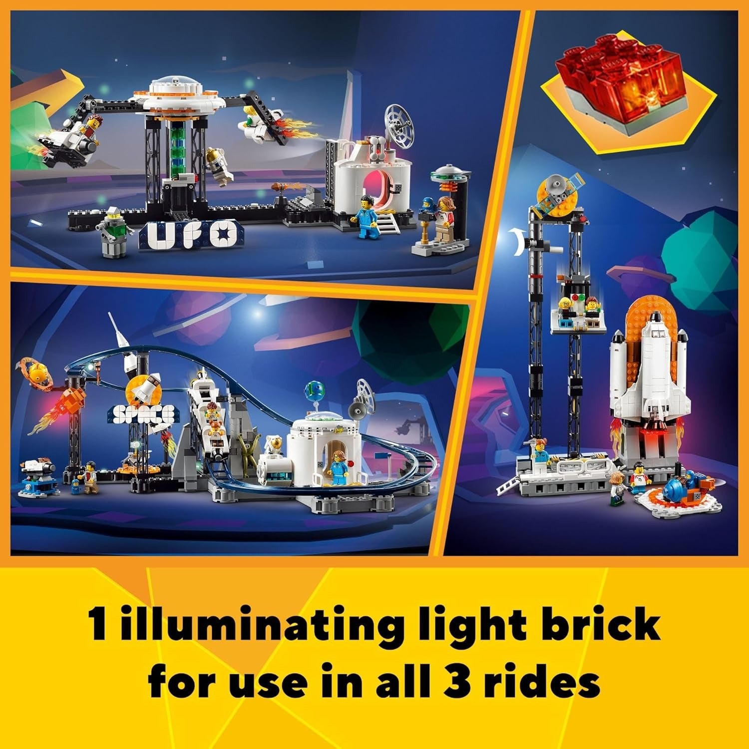 LEGO Creator: Space Roller Coaster - 874 Piece Building Set [LEGO, #31142] LEGO LEGO
