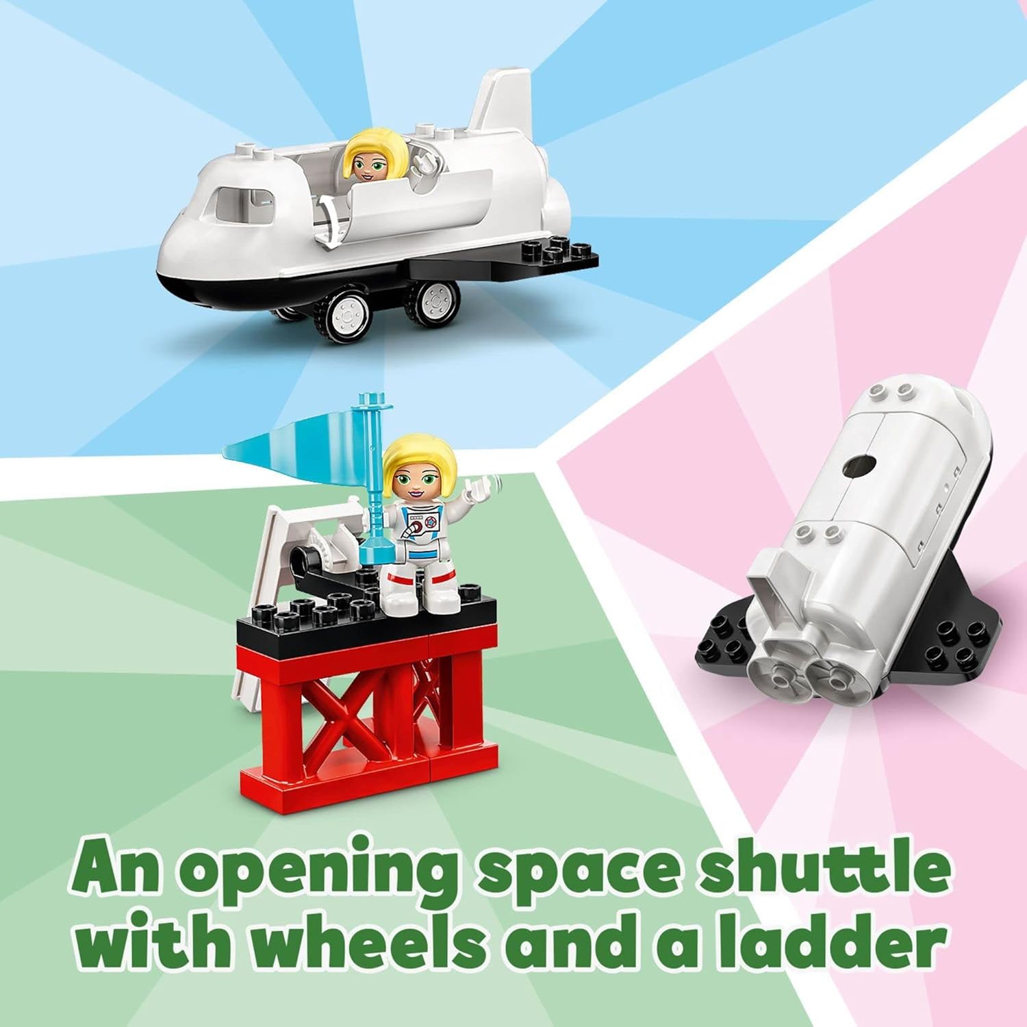 LEGO Duplo: Space Shuttle Mission - 23 Piece Building Set [LEGO, #10944] LEGO LEGO
