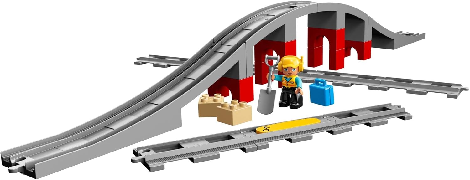 LEGO: Duplo Train Bridge and Track - 26 Piece Building Kit [LEGO, #10872] LEGO LEGO