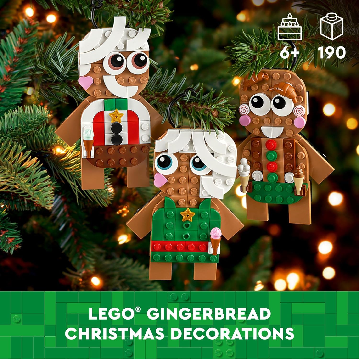 LEGO: Holidays [Gingerbread Ornaments #40642] LEGO LEGO