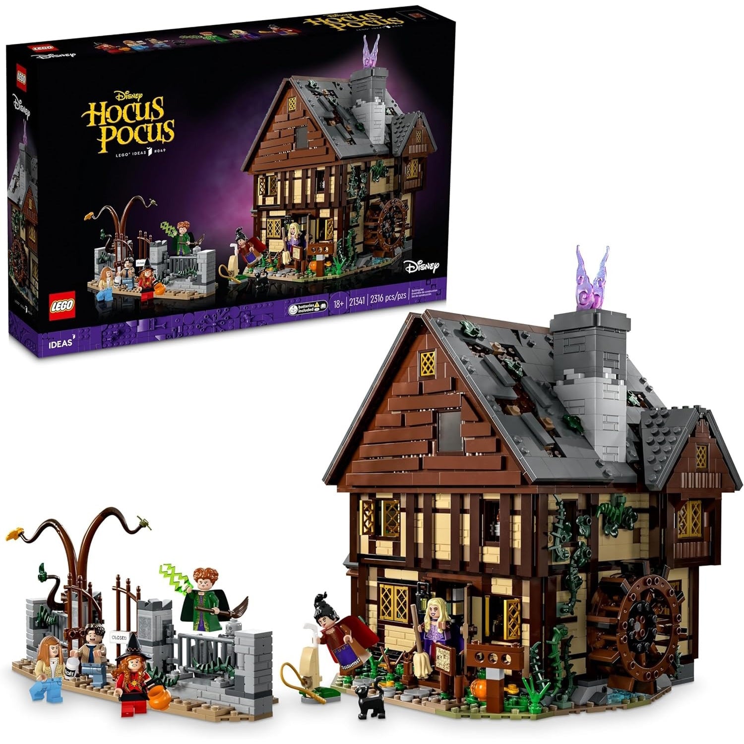 LEGO: Ideas [Disney Hocus Pocus: The Sanderson Sisters' Cottage #21341] LEGO LEGO