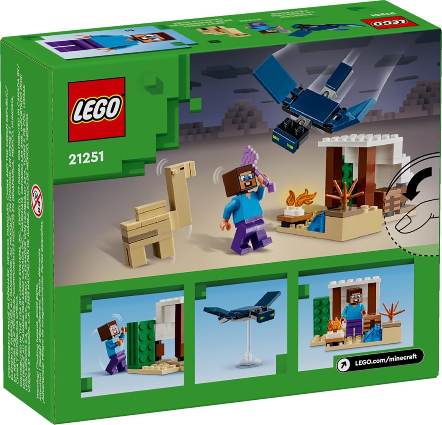LEGO: Minecraft [Steve's Desert Expedition #21251] LEGO LEGO