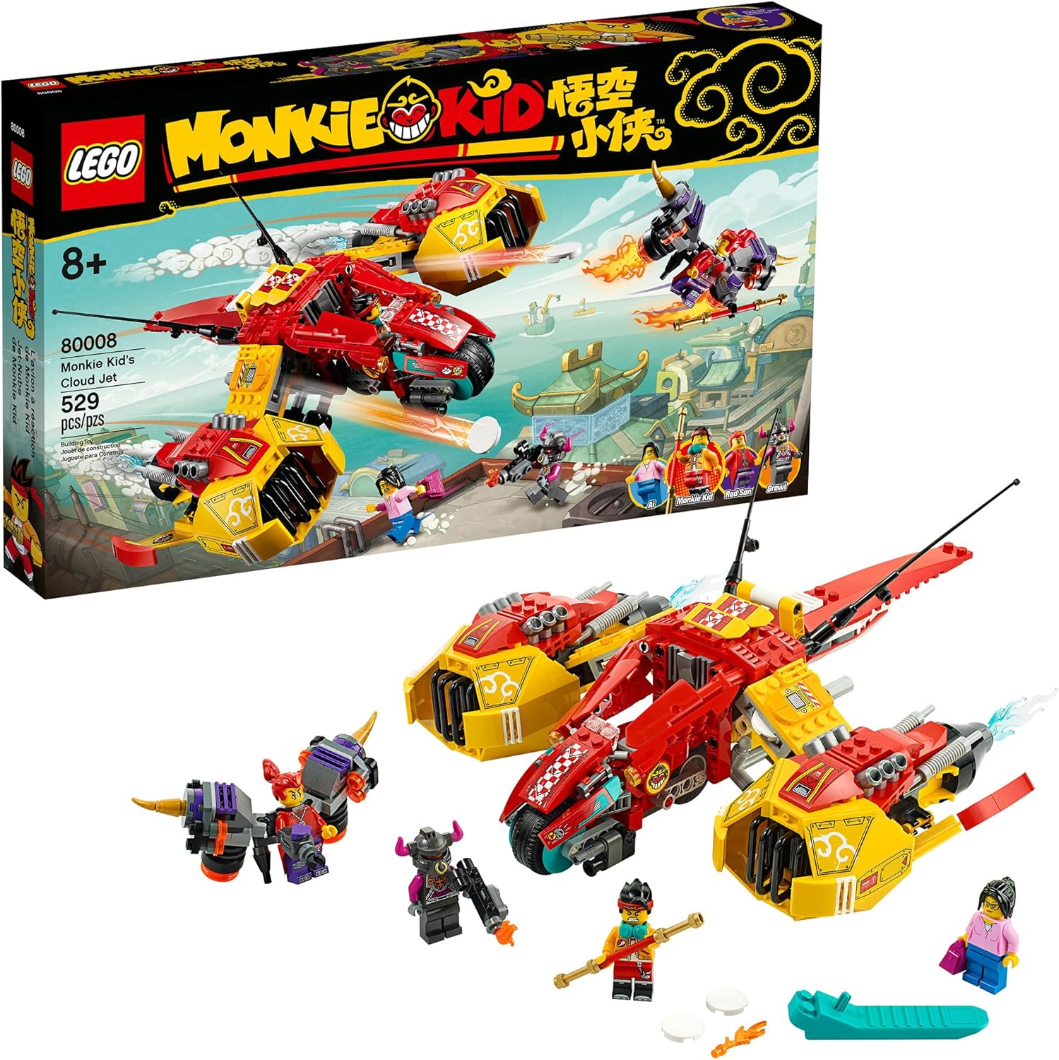 LEGO: Monike Kid's Cloud Jet - 529 Piece Building Kit [LEGO, #80008] LEGO LEGO
