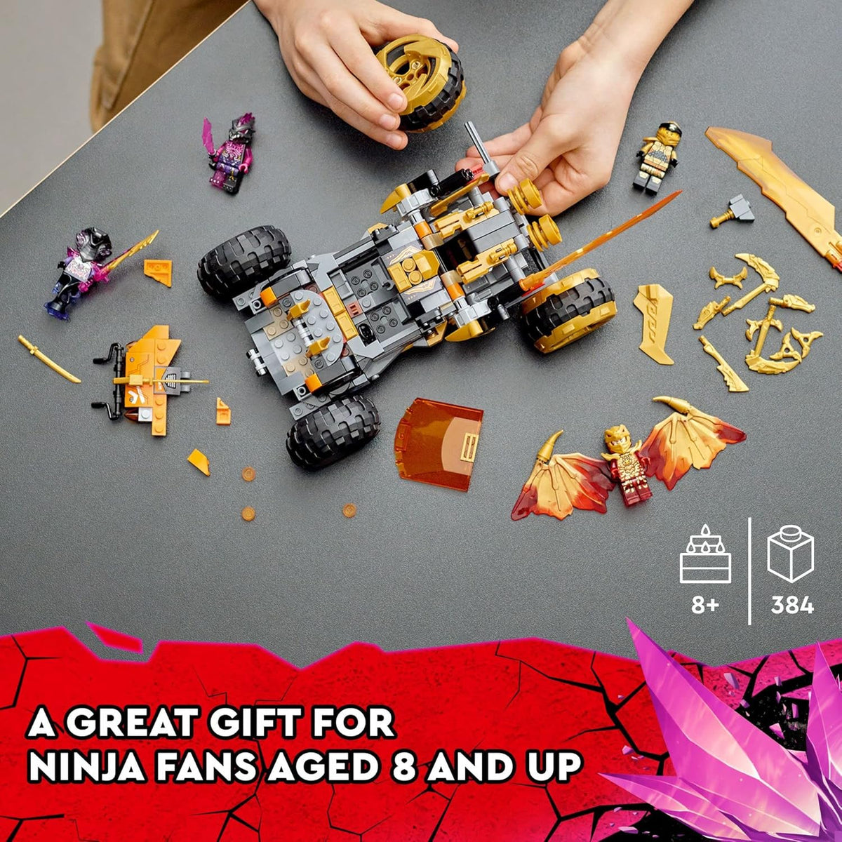LEGO Ninjago: Cole’s Dragon Cruiser - 384 Piece Building Set [LEGO, #71769] LEGO LEGO