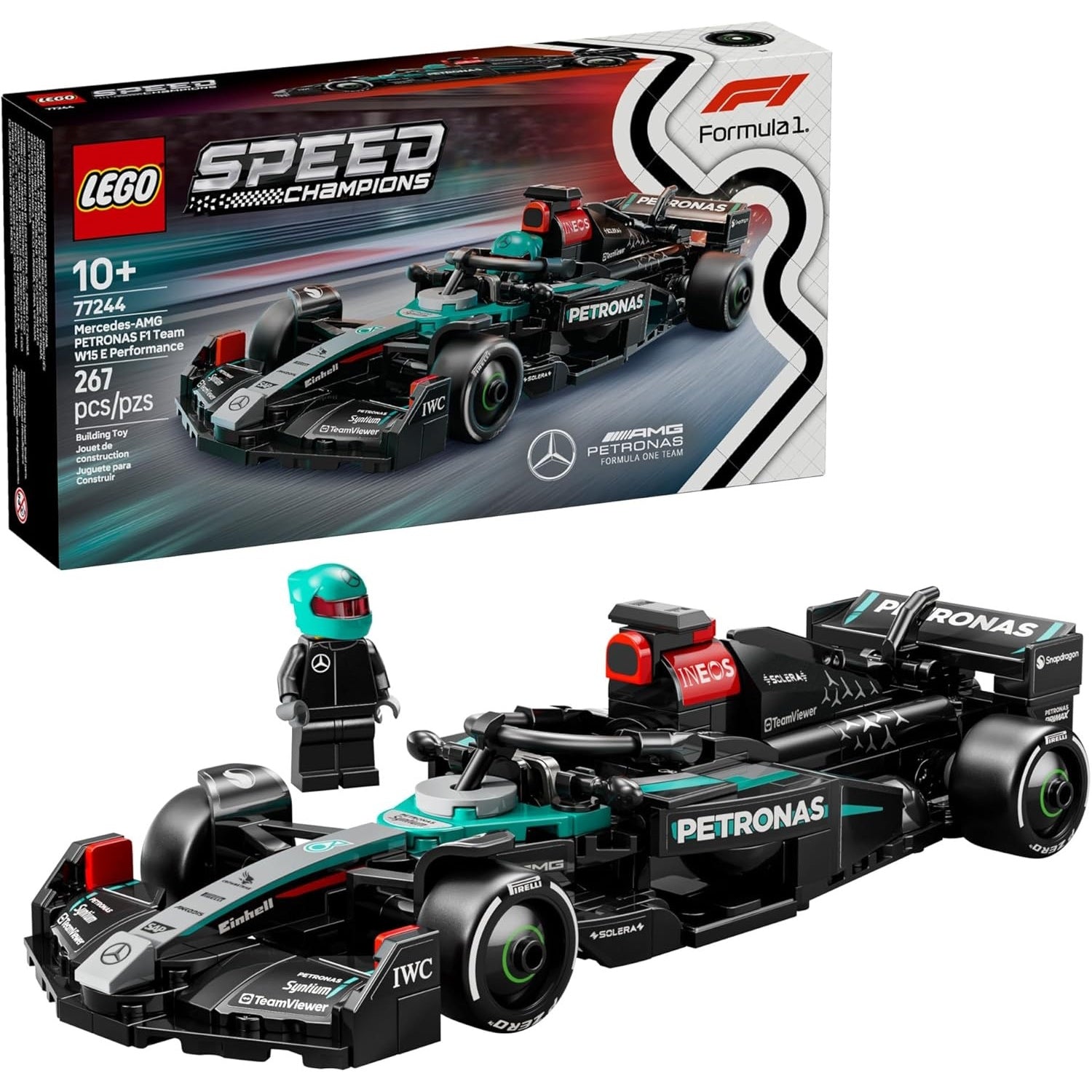 LEGO: Speed Champions [Mercedes-AMG F1 W15 Race Car #77244] LEGO LEGO