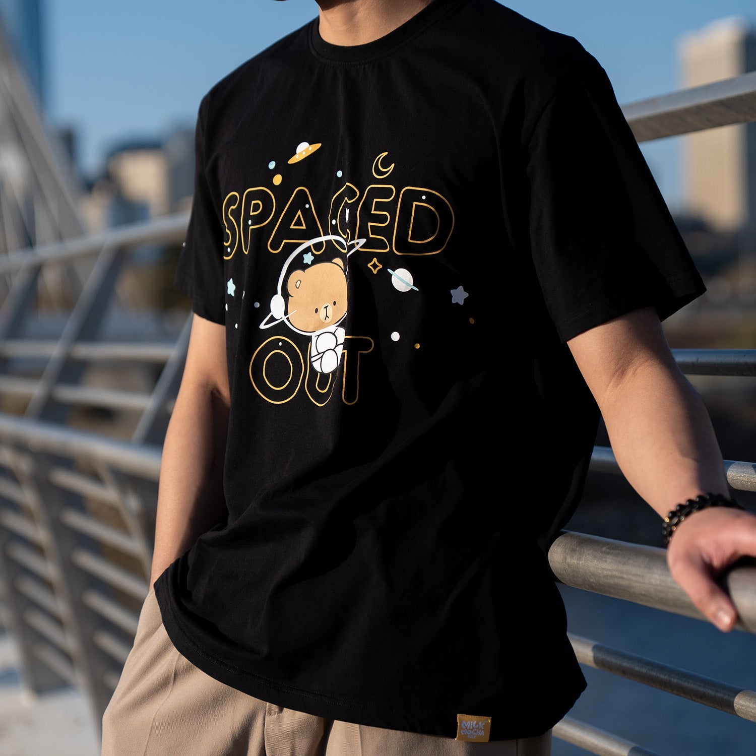 Milk Mocha Bear: Spaced Out T-shirt T-Shirts Milk Mocha Bear