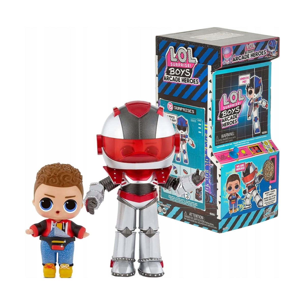 LOL Surprise: Boys Arcade Heroes Series 1 - Gear Guy / Titanium Toys & Games LoL Surprise   
