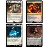 Magic: The Gathering TCG: Tales of Middle Earth Promo Set - Gandalf/Frodo/Balrog/Gollum Card Game Wizards of the Coast