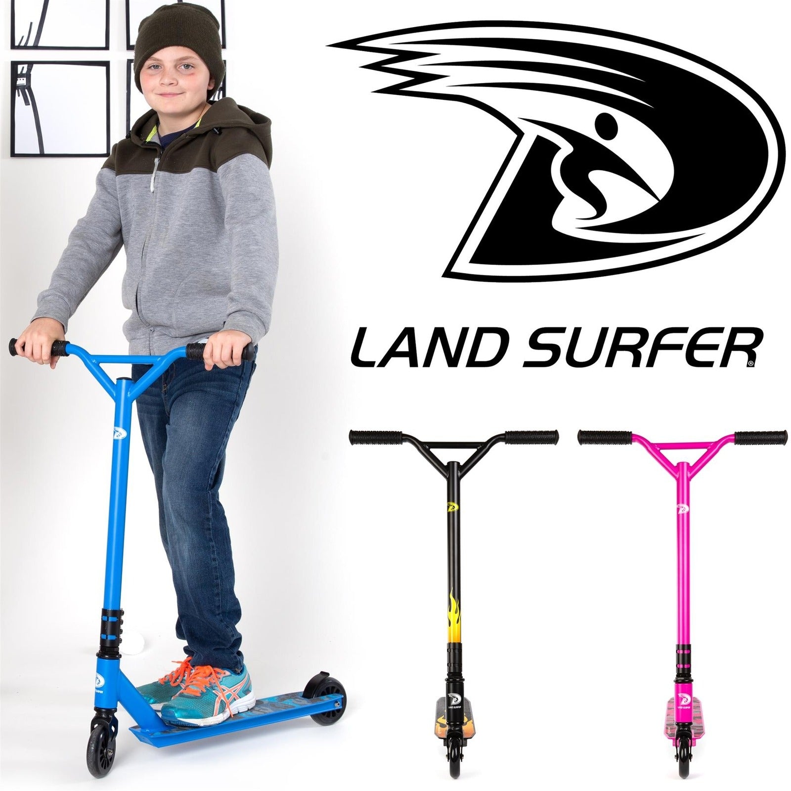 Land Surfer Stunt Scooter - Green Camo Toys & Games Land Surfer