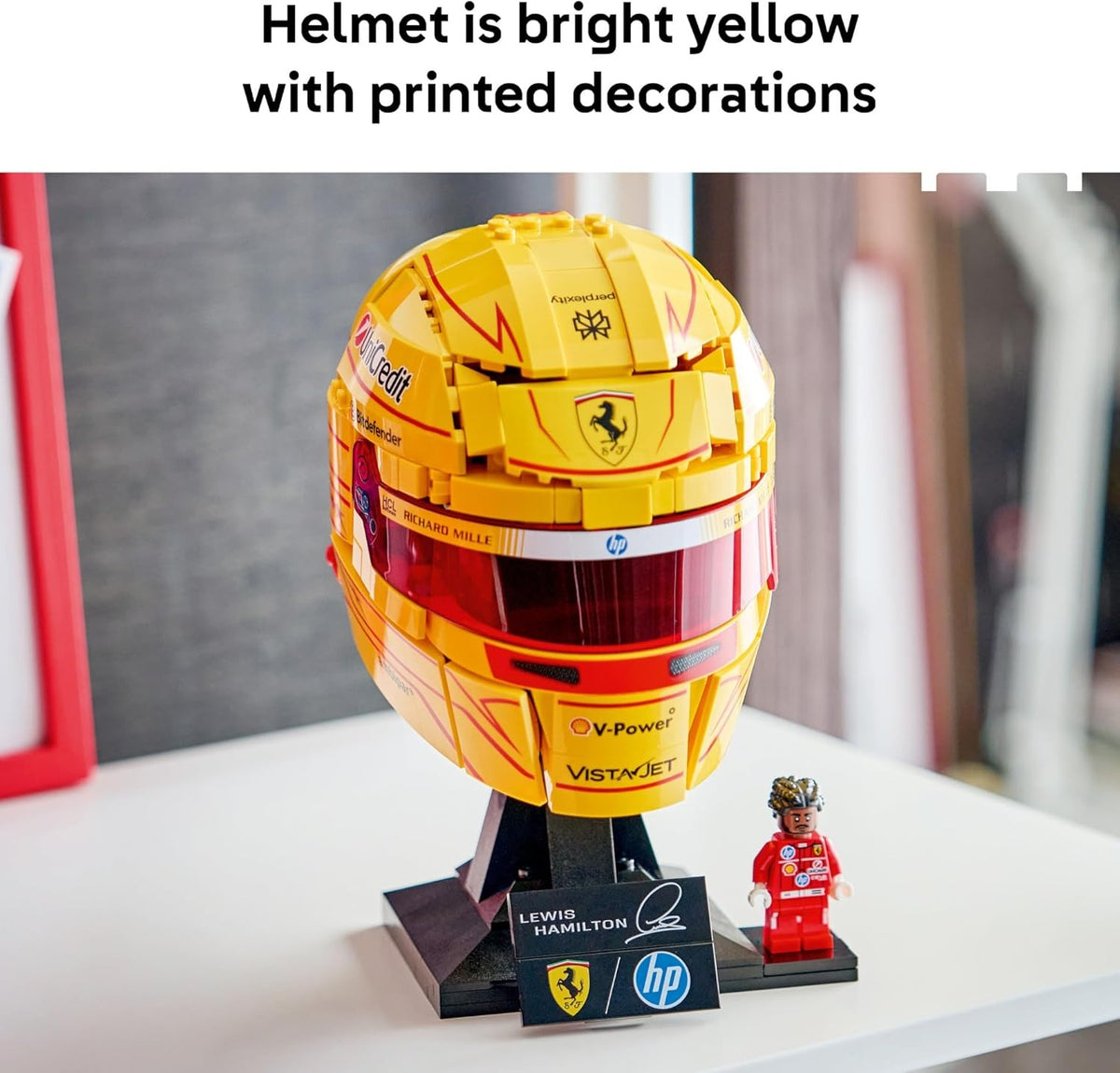 Editions: Scuderia Ferrari HP Lewis Hamilton Helmet #43022 LEGO LEGO
