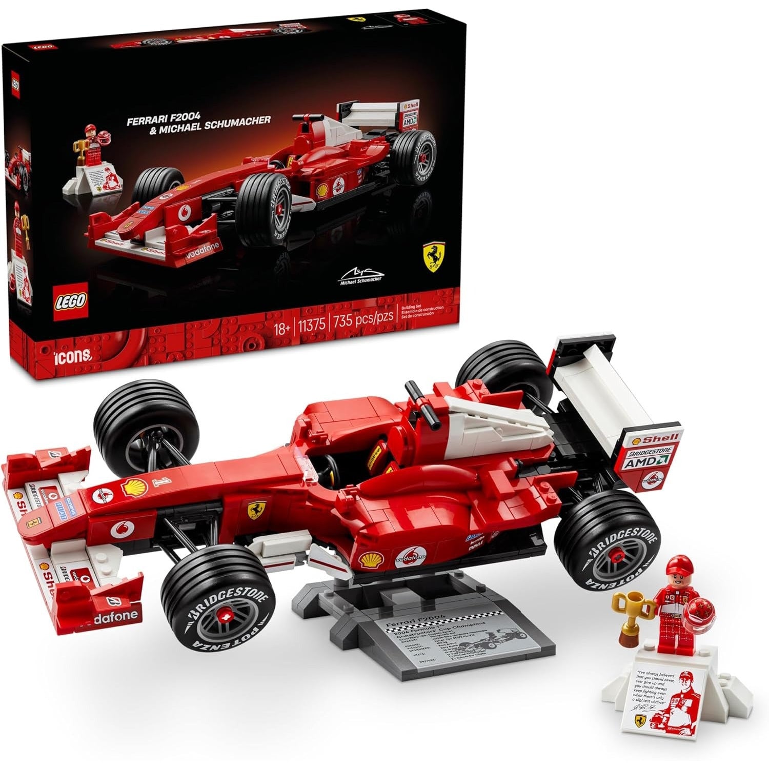 LEGO: Icons [Ferrari F2004 & Michael Schumacher #11375] LEGO LEGO