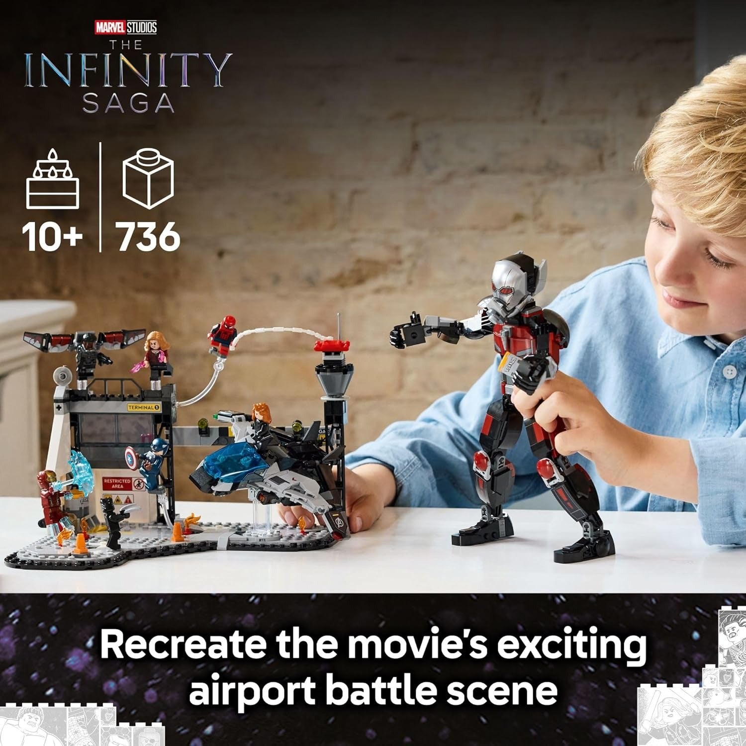 LEGO: Marvel [Captain America: Civil War Action Battle #76314] LEGO LEGO