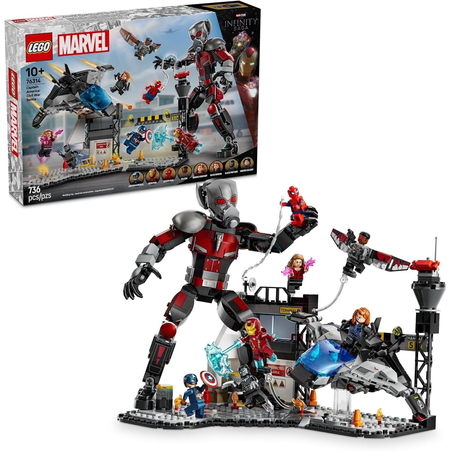 LEGO: Marvel [Captain America: Civil War Action Battle #76314] LEGO LEGO
