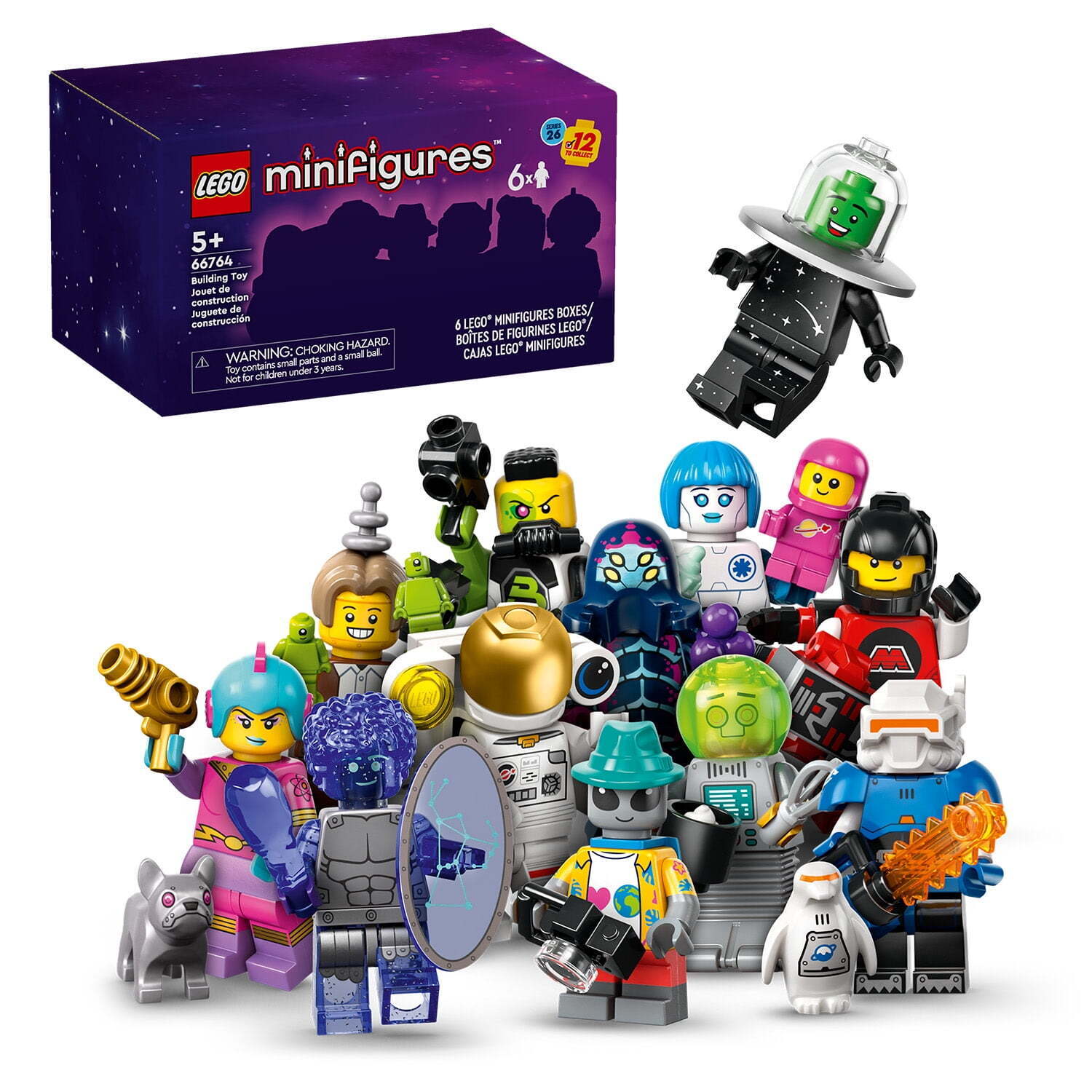 LEGO: Minifigures Series 26 Space 6 Pack - 54 Piece Building Kit [LEGO #66764] LEGO LEGO